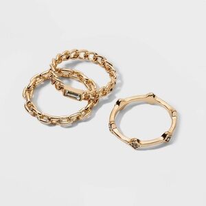 ⭐️ a new day Gold-Tone Ring Set